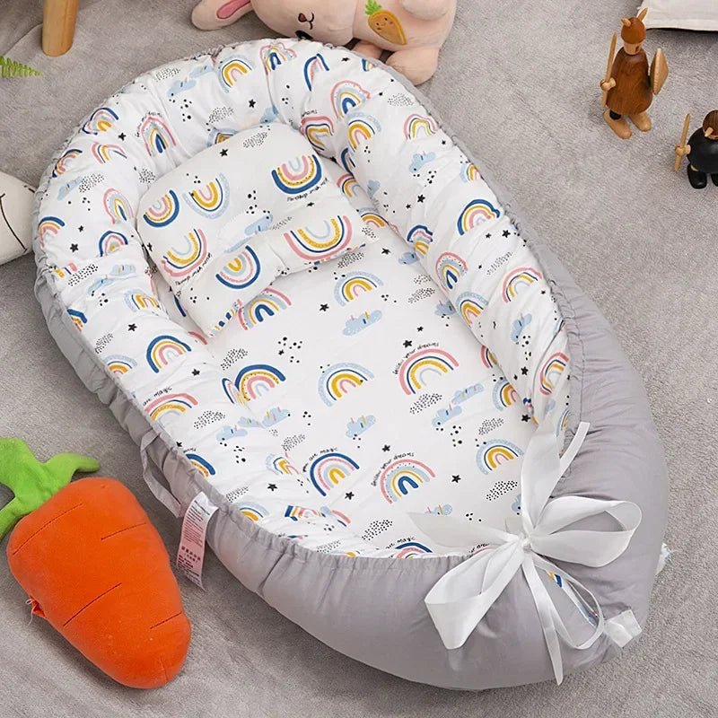NapNest - Lit pliable pour bébé avec côtés respirants pour le voyage et la maison
