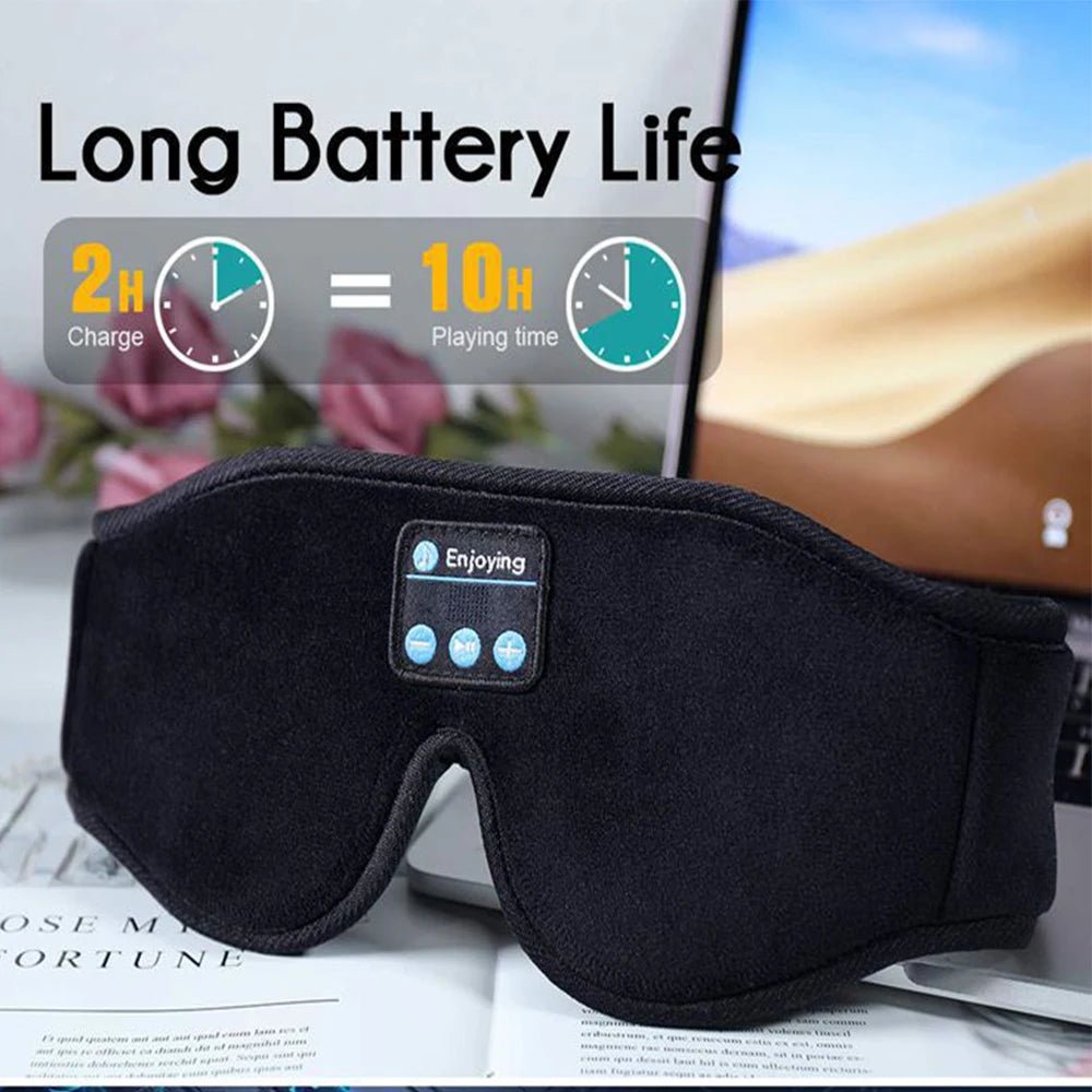 SNOOZEBEAT – Bluetooth sleep mask with music & 3D comfort design 4
