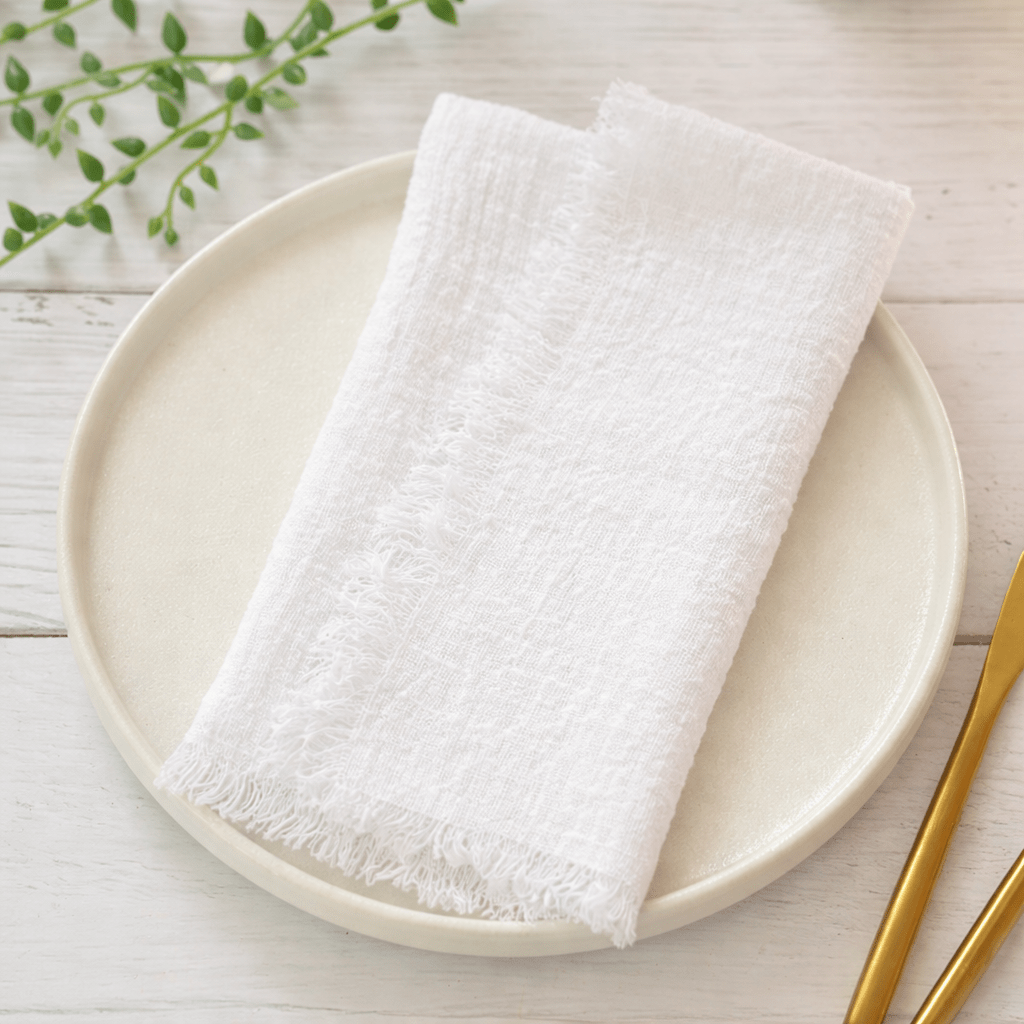NATURAGAUSE – Rustic Cotton Gauze Napkins for Vintage Table Decor