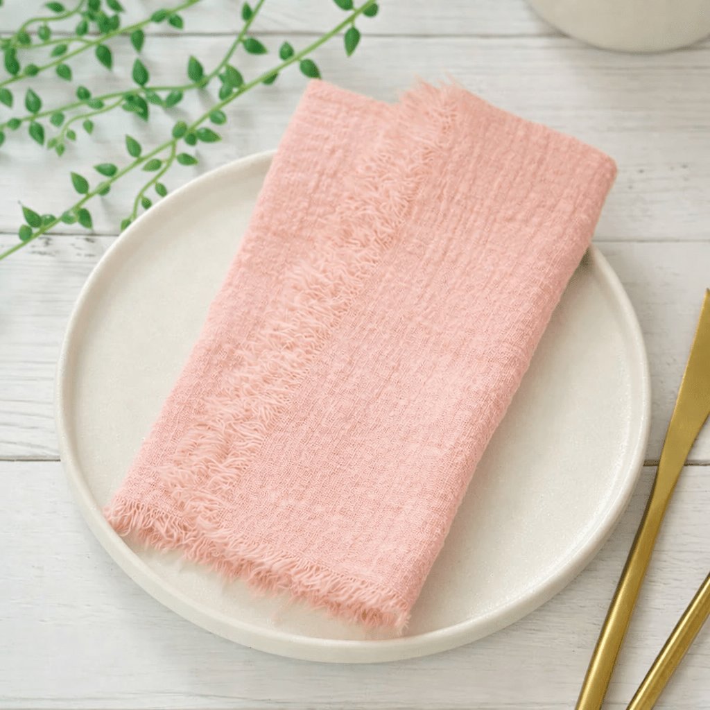 NATURAGAUSE – Rustic Cotton Gauze Napkins for Vintage Table Decor