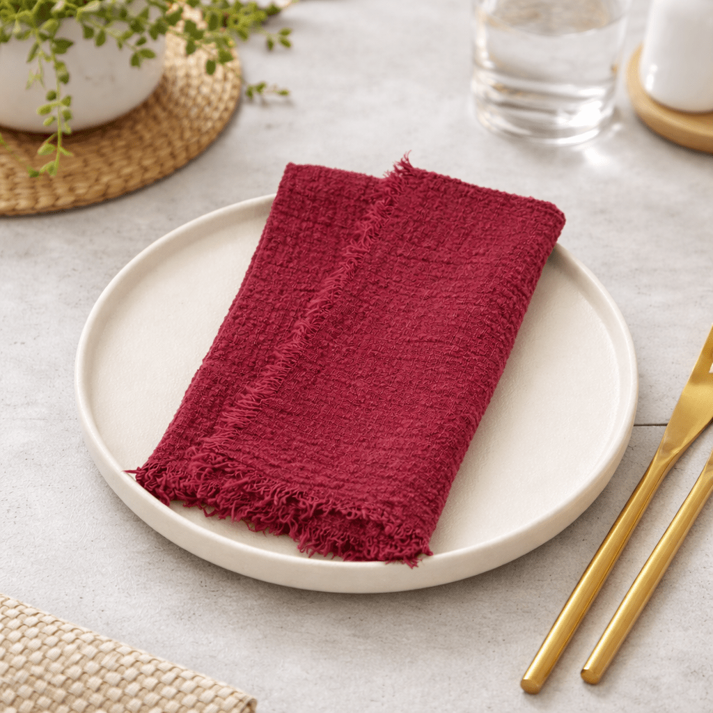 NATURAGAUSE – Rustic Cotton Gauze Napkins for Vintage Table Decor