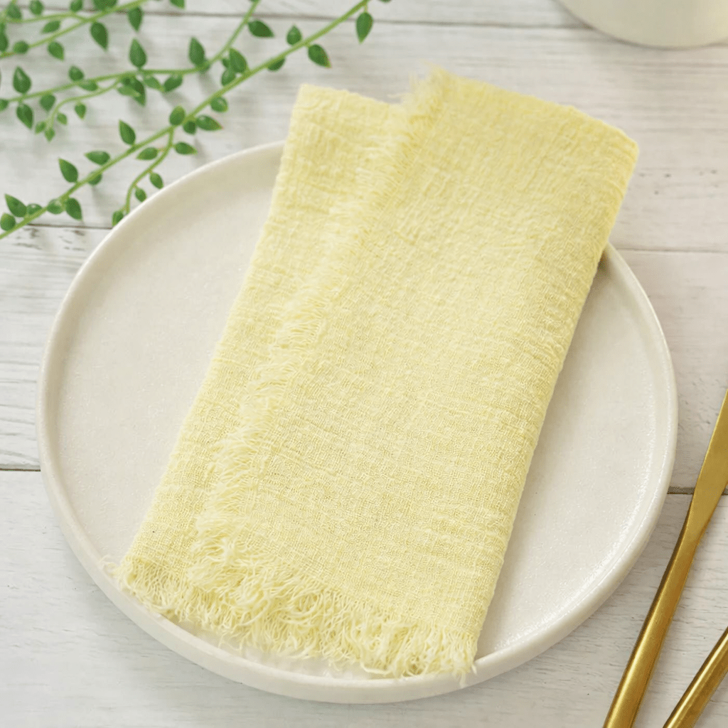 NATURAGAUSE – Rustic Cotton Gauze Napkins for Vintage Table Decor