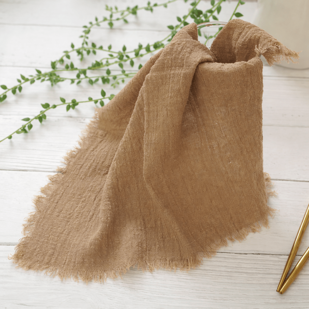 NATURAGAUSE – Rustic Cotton Gauze Napkins for Vintage Table Decor