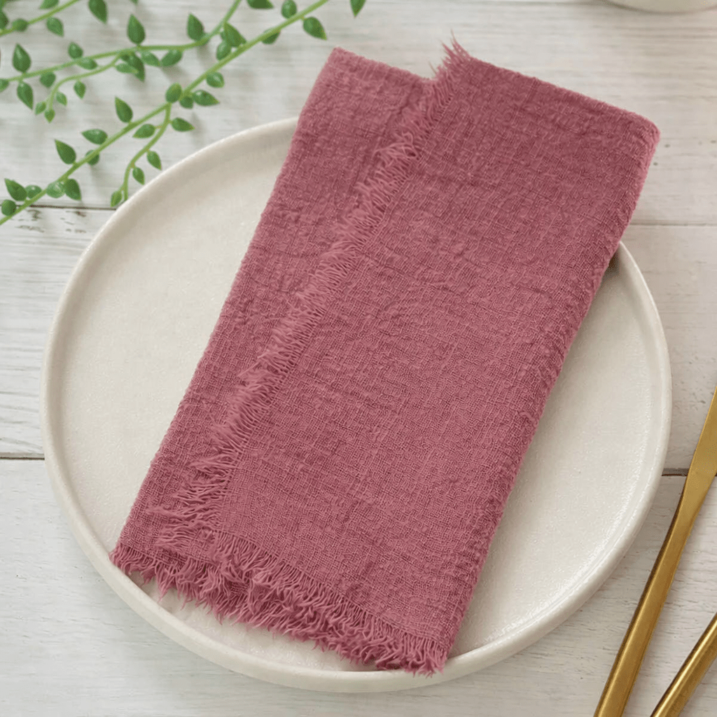 NATURAGAUSE – Rustic Cotton Gauze Napkins for Vintage Table Decor
