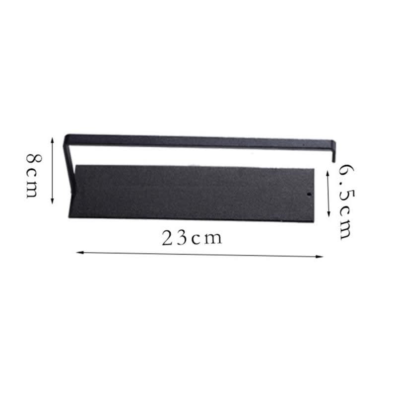 Space-Saving Mounted Paper Towel Holder - Durable Iron Design for Kitchen & Bath 3