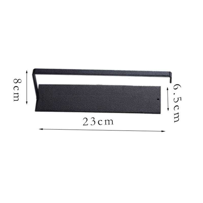 Space-Saving Mounted Paper Towel Holder - Durable Iron Design for Kitchen & Bath 3