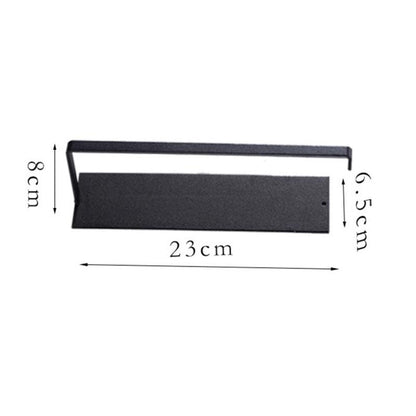 Space-Saving Mounted Paper Towel Holder - Durable Iron Design for Kitchen & Bath 3