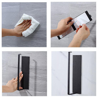 Space-Saving Mounted Paper Towel Holder - Durable Iron Design for Kitchen & Bath 4