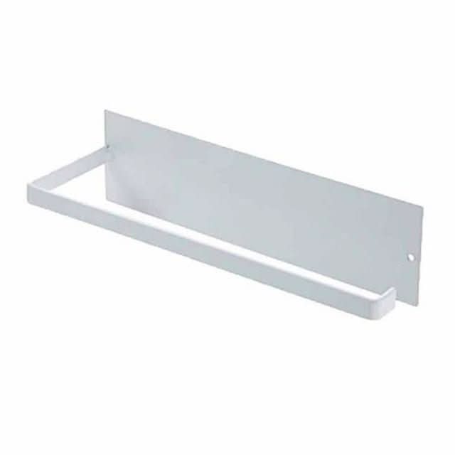 Space-Saving Mounted Paper Towel Holder - Durable Iron Design for Kitchen & Bath 0