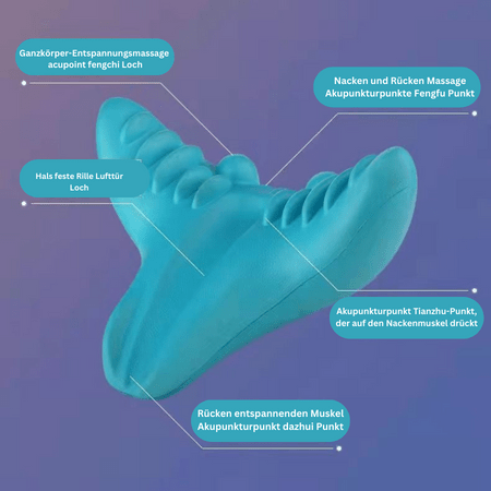 Nekra – Ergonominen niskahierontatyyny mukavuuteen ja rentoutumiseen