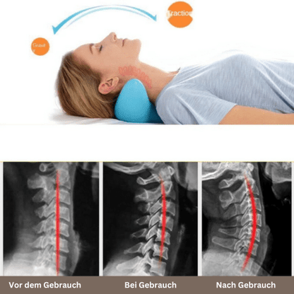 Nekra – Almofada de Massagem Ergonómica para o Pescoço para Conforto e Relaxamento