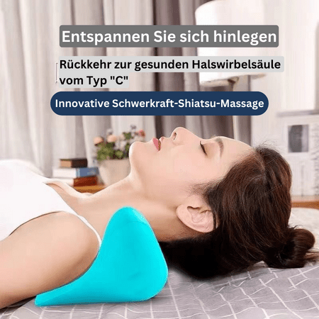 Nekra – Almofada de Massagem Ergonómica para o Pescoço para Conforto e Relaxamento