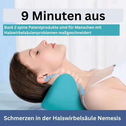Nekra – Almofada de Massagem Ergonómica para o Pescoço para Conforto e Relaxamento