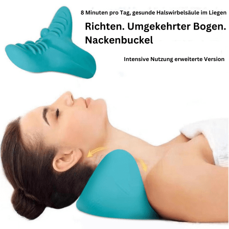 Nekra – Almofada de Massagem Ergonómica para o Pescoço para Conforto e Relaxamento
