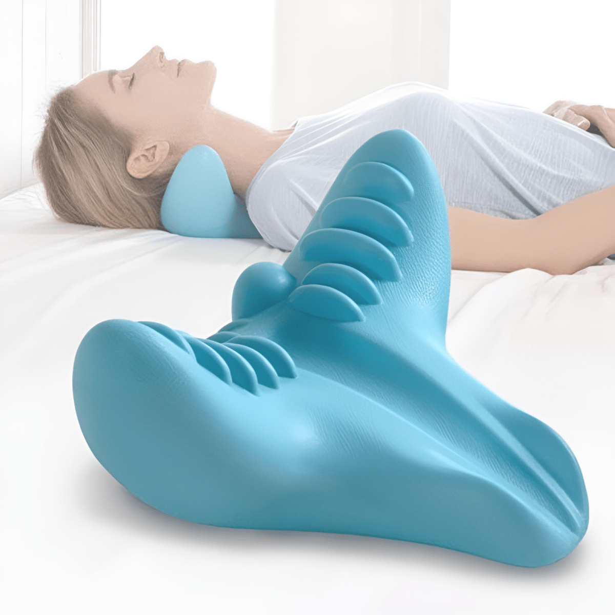 Nekra – Almofada de Massagem Ergonómica para o Pescoço para Conforto e Relaxamento