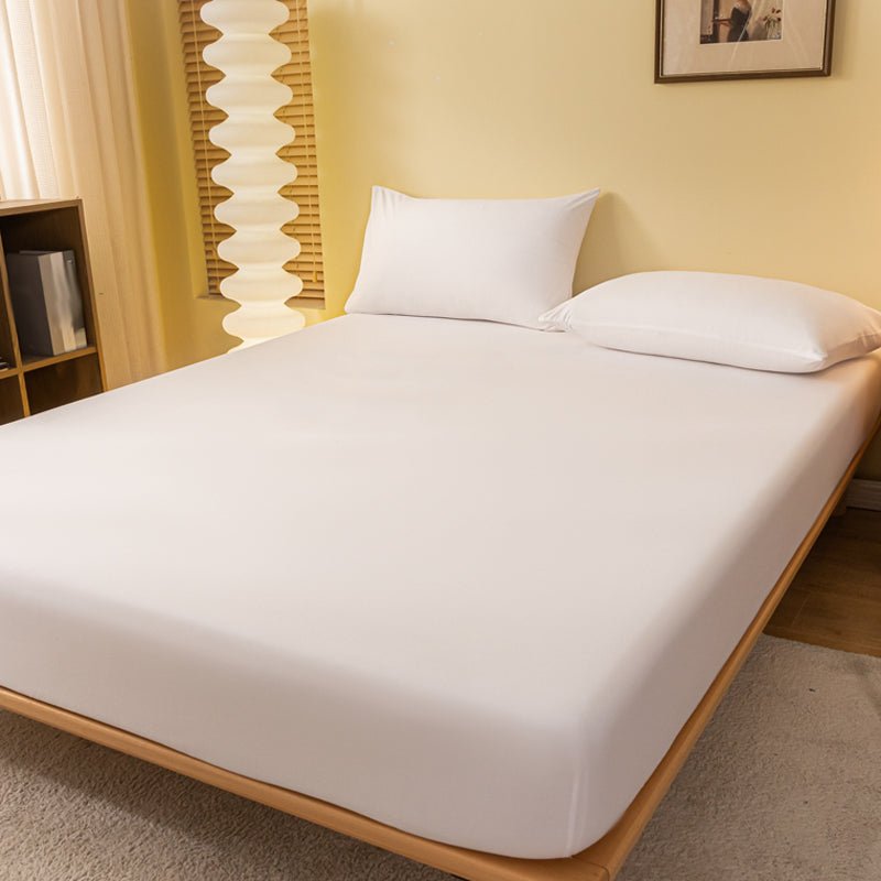 NESTRA – Kühlendes Satin-Spannbettlaken für atmungsaktiven Twin-Komfort