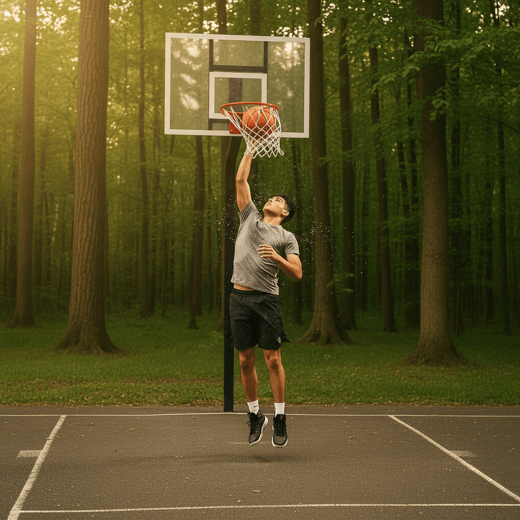 NETFORCE – Zwaar belastbaar basketbalnet voor buitenringen