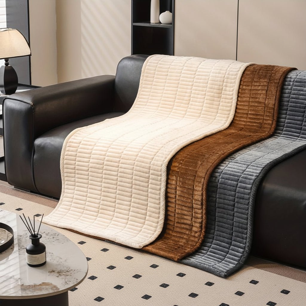 Cozy Quilted Sofa Covers - Soft Microfiber Couch Slipcovers for Stylish Protection 5