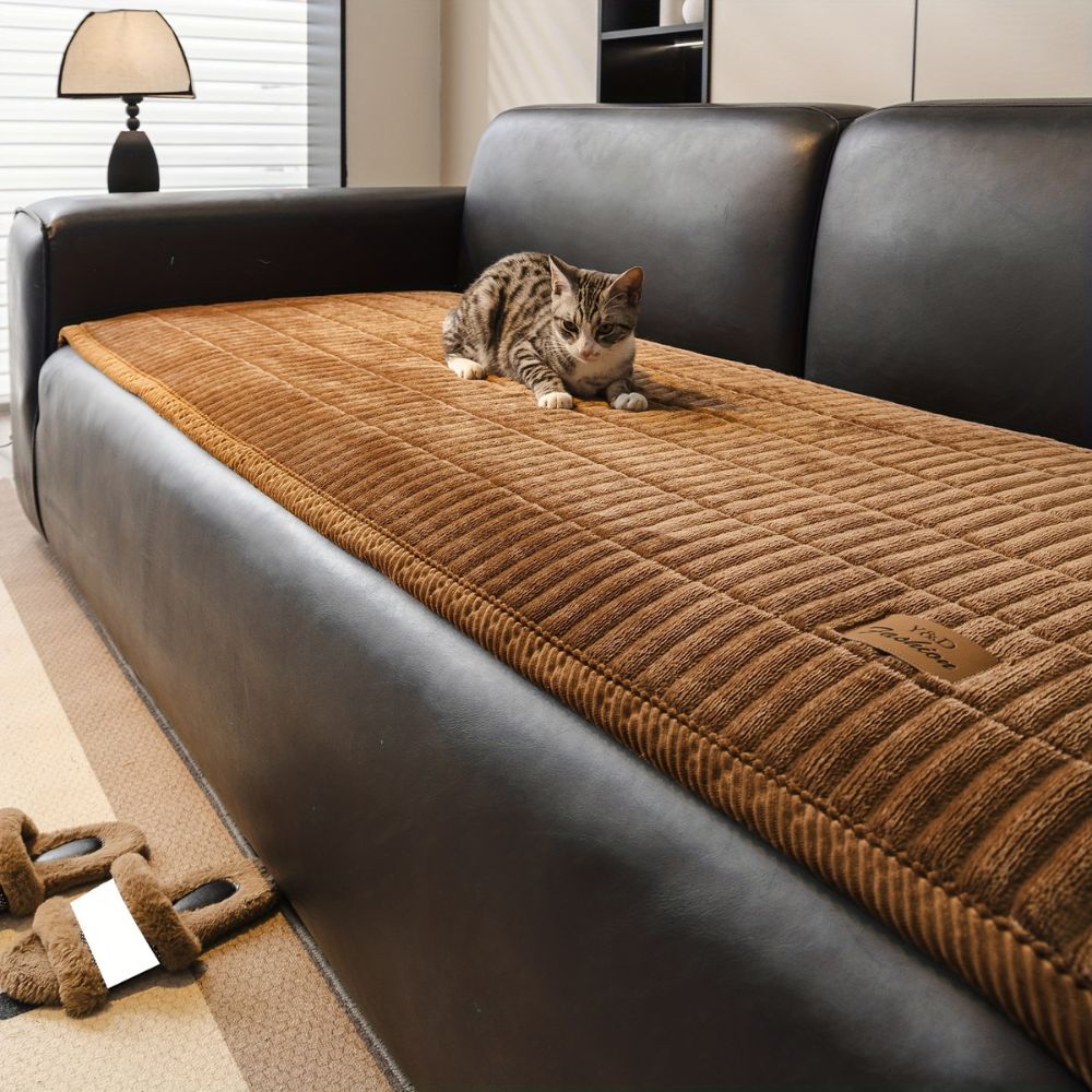 Cozy Quilted Sofa Covers - Soft Microfiber Couch Slipcovers for Stylish Protection 1