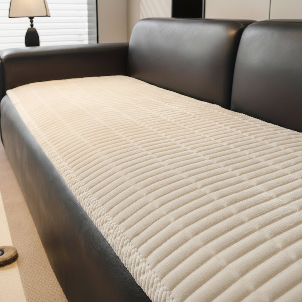 Cozy Quilted Sofa Covers - Soft Microfiber Couch Slipcovers for Stylish Protection 0