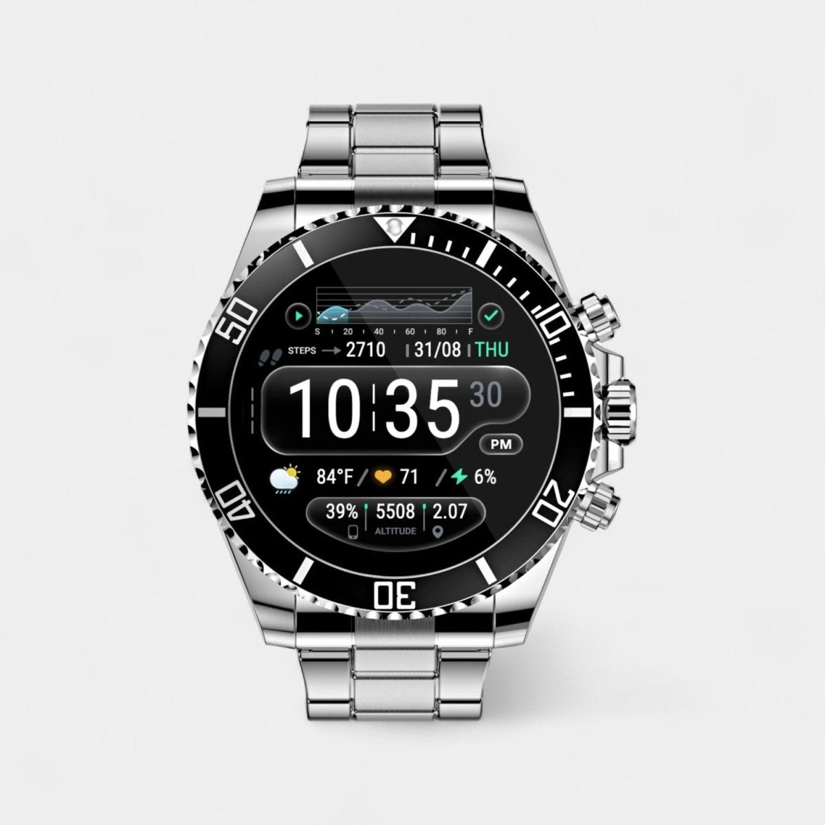 Nexos Pro – Relógio Inteligente Tático com GPS e Bateria de 21 Dias