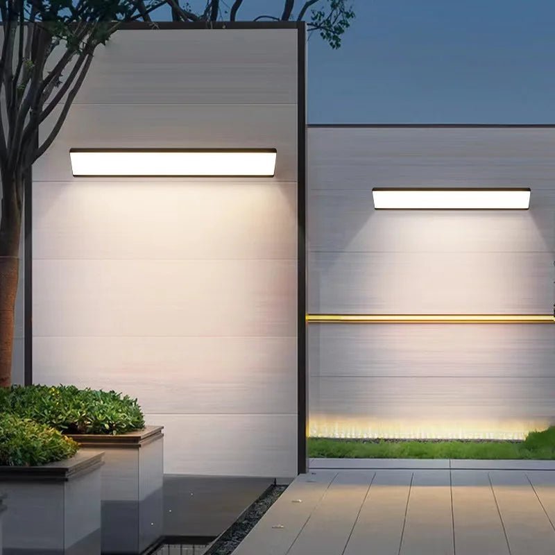 Elegant LED Wall Lamp - Waterproof Outdoor Lighting Solution, Energy Efficient Aluminum Design 2