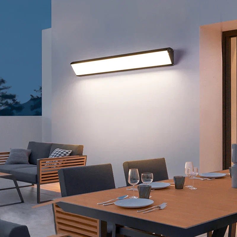 Elegant LED Wall Lamp - Waterproof Outdoor Lighting Solution, Energy Efficient Aluminum Design 3