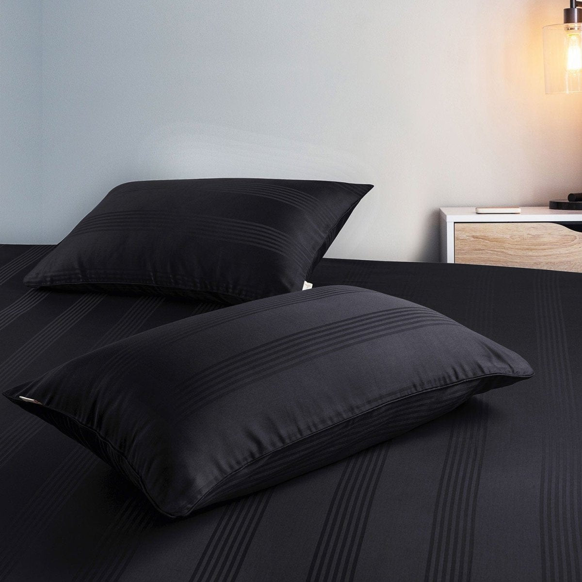 Housses d'oreiller Premium Sérénité | Taies d'oreiller en coton durable pour un confort quotidien et un style intemporel