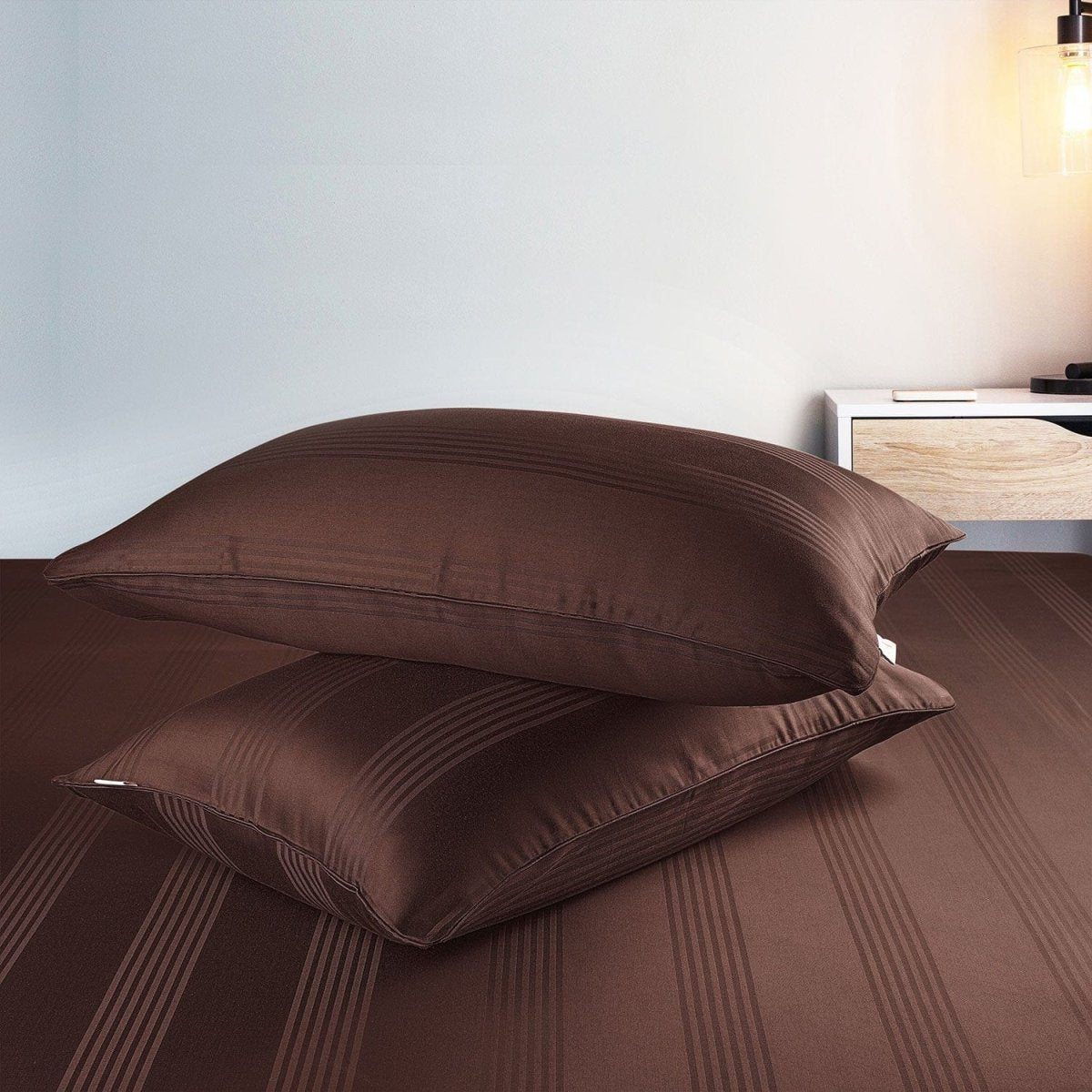 Housses d'oreiller Premium Sérénité | Taies d'oreiller en coton durable pour un confort quotidien et un style intemporel