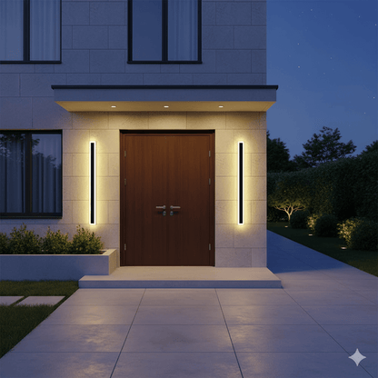 NOCTARA – Elegant Modern Outdoor Wall Light for Garden & Balcony