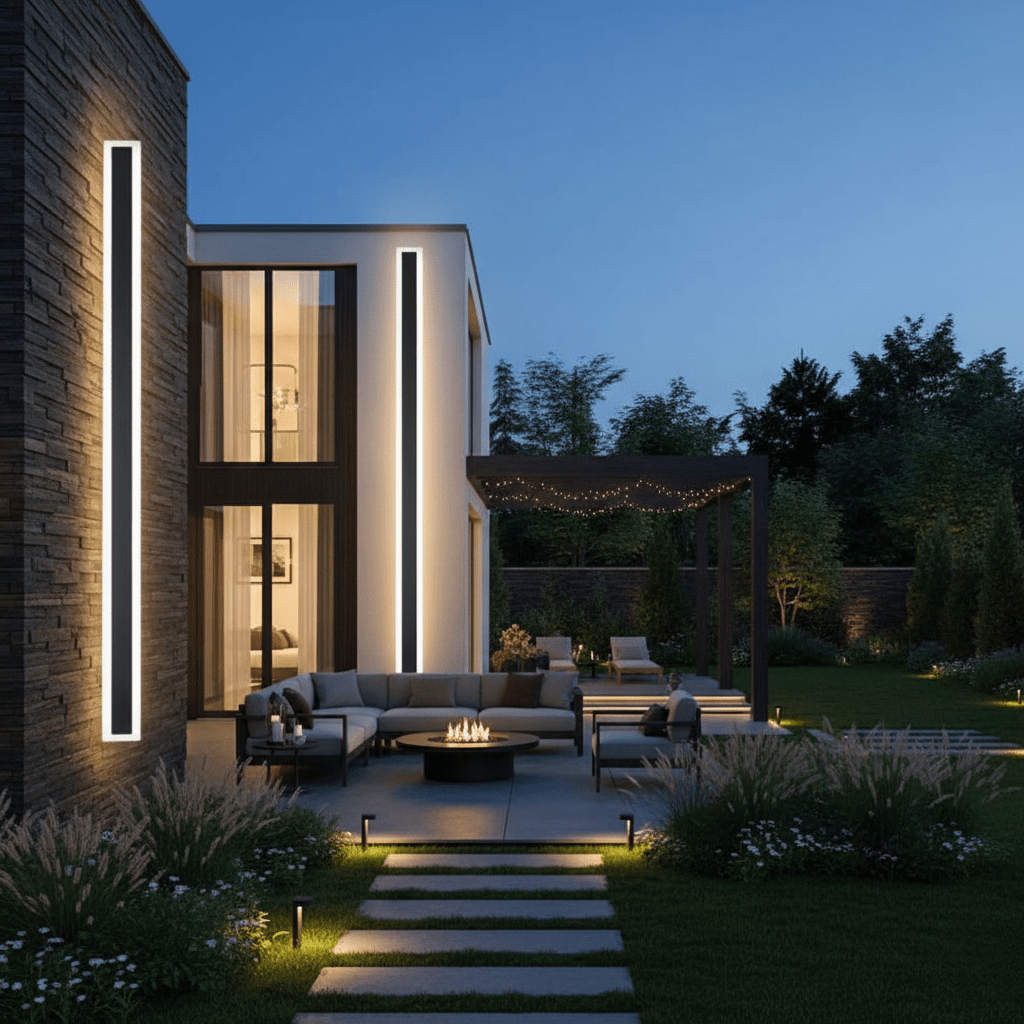 NOCTARA – Elegant Modern Outdoor Wall Light for Garden & Balcony