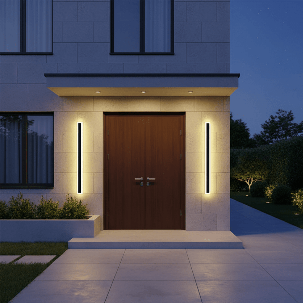 NOCTARA – Elegant Modern Outdoor Wall Light for Garden & Balcony