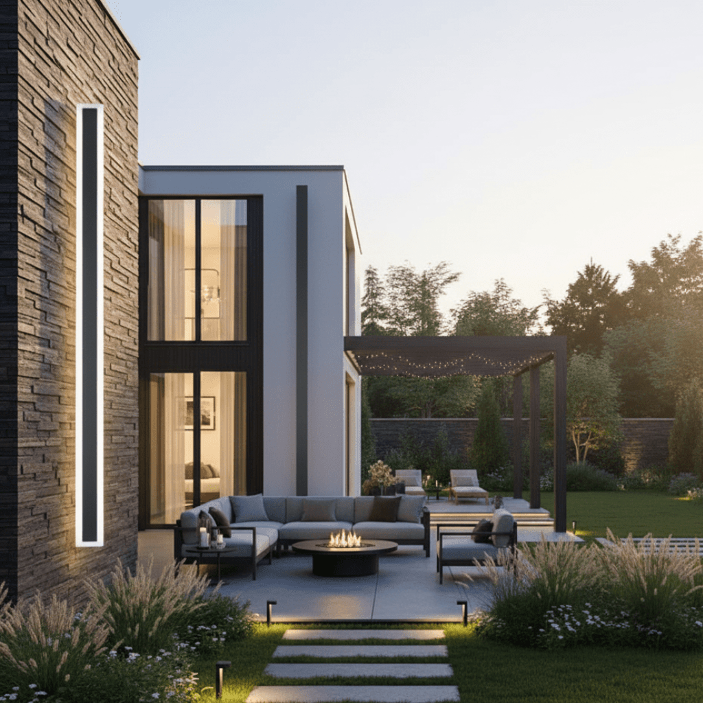 NOCTARA – Elegant Modern Outdoor Wall Light for Garden & Balcony