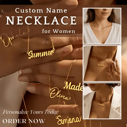 NOMELIA – Elegante gepersonaliseerde naamketting voor dames