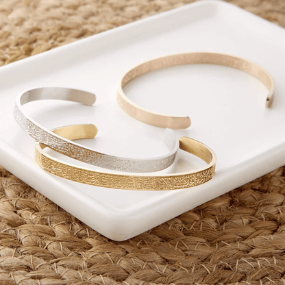 NOOR ARMBAND – Verstelbare RVS Armband met Ayatul Kursi Gravure