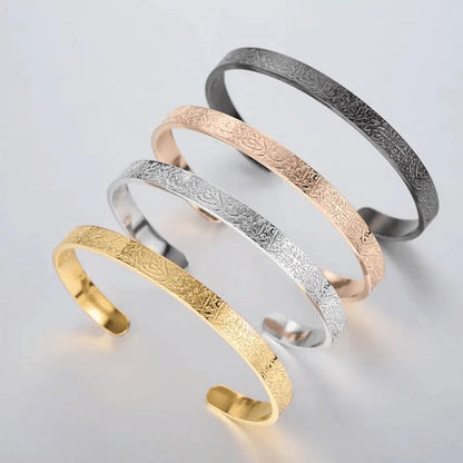 NOOR ARMBAND – Verstelbare RVS Armband met Ayatul Kursi Gravure