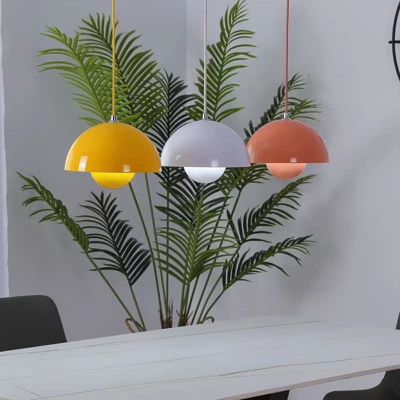 Nordic FlowerPot Pendant Light - Danish design for cozy bedroom lighting 1