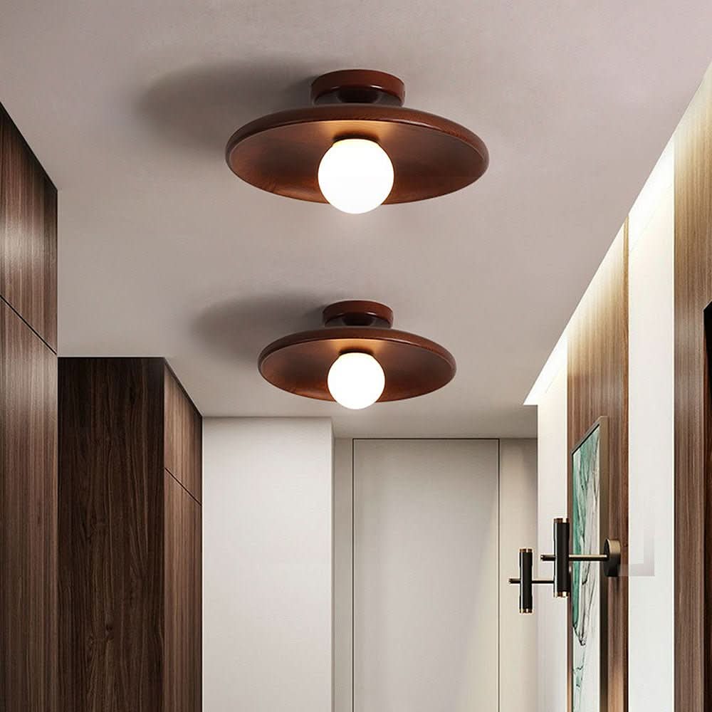 NordicBeam – Wooden Ceiling Lamp with Minimalist Design