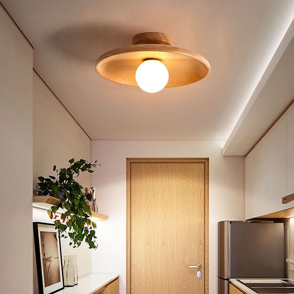 NordicBeam – Wooden Ceiling Lamp with Minimalist Design