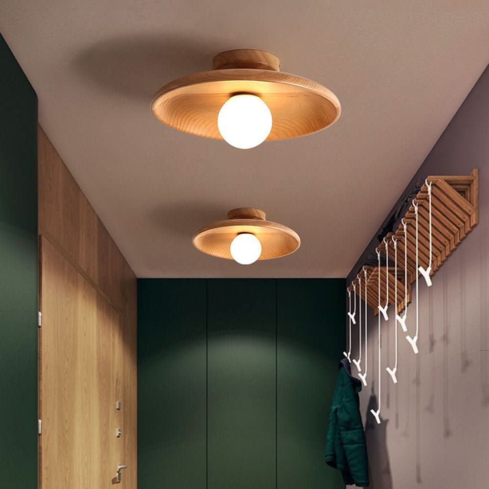 NordicBeam – Wooden Ceiling Lamp with Minimalist Design