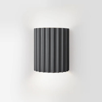 NordicGlow Lámpara de pared de resina - iluminación ambiental moderna sin cables visibles