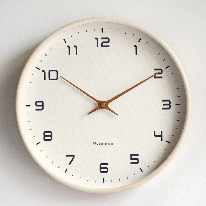 NordicTimber – Wooden Wall Clock with Silent Movement