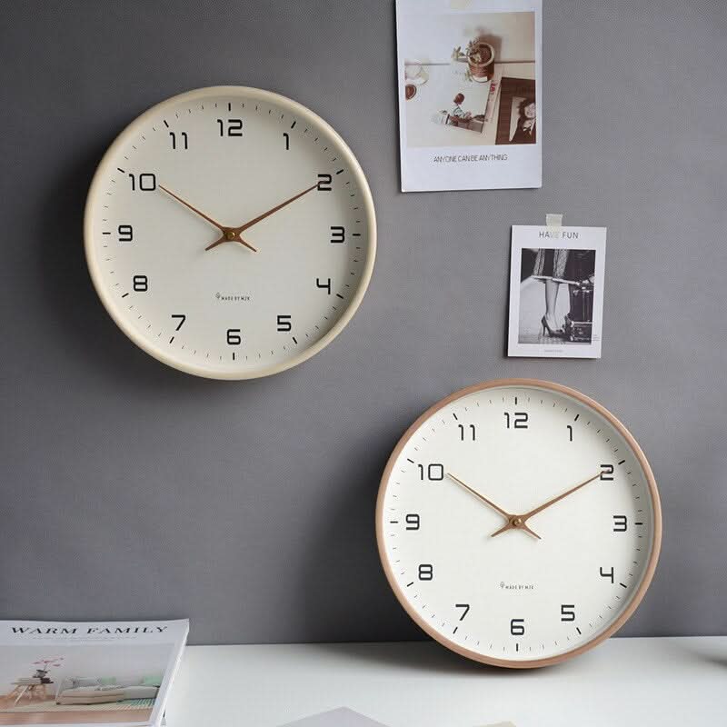 LUNDTIME – Orologio da Parete Silenzioso in Legno con Design Scandinavo