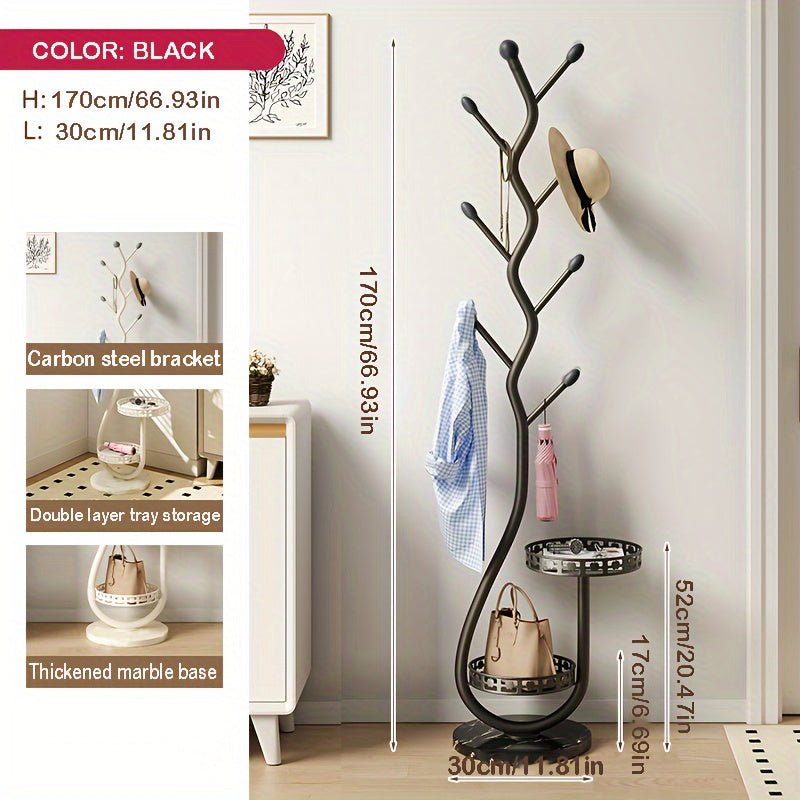 BranchLine - Modern Coat Rack with Unique Branch Hooks for Stylish Organization 6
