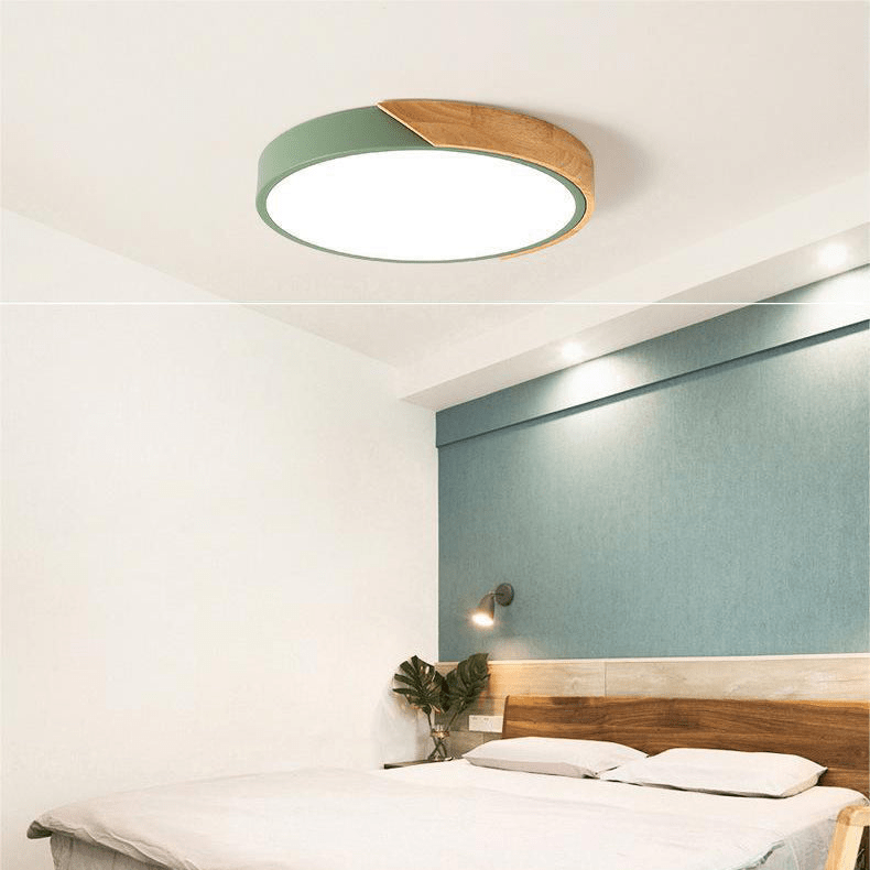 Macaroon Light-Nordic LED lamp made of wood for a cozy living ambience 5