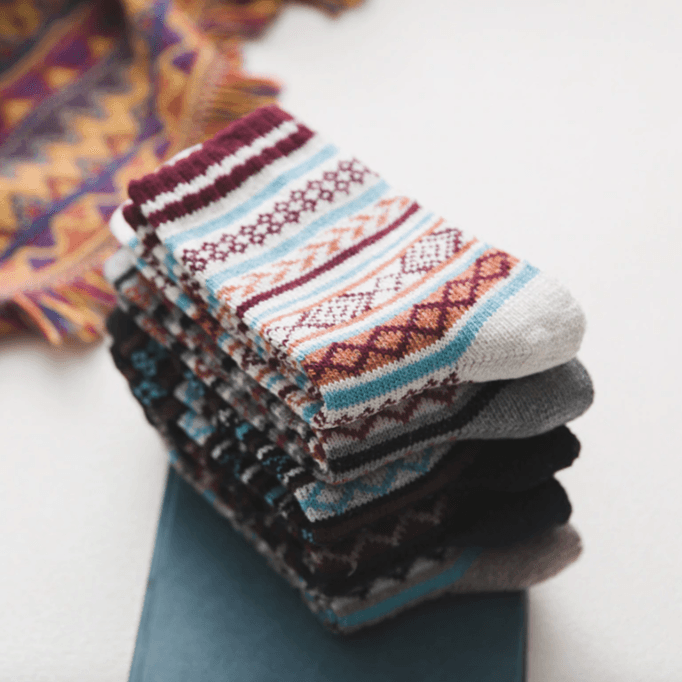FROSTHIVE – Unisex Wool & Cotton Blend with Scandinavian Patterns 2