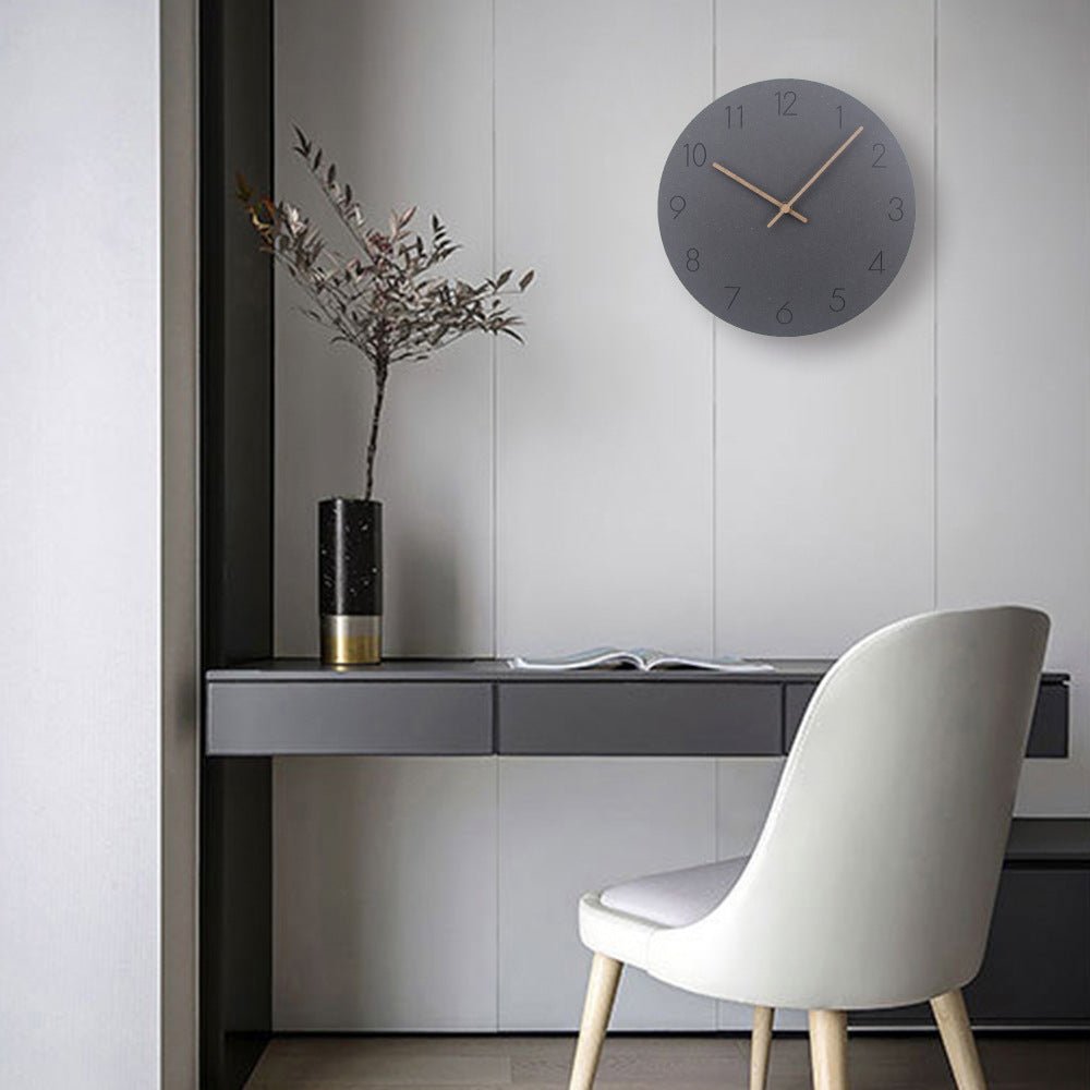 NordWhisper nástenné hodiny – tichý škandinávsky minimalizmus pre elegantné, pokojné interiéry