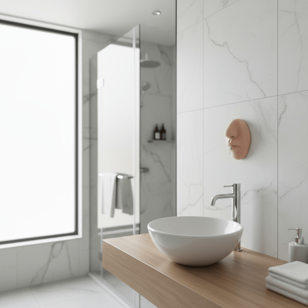 NOSEFLOW – Nose-Shaped Wall-Mounted Soap Dispenser for Home Decor 2