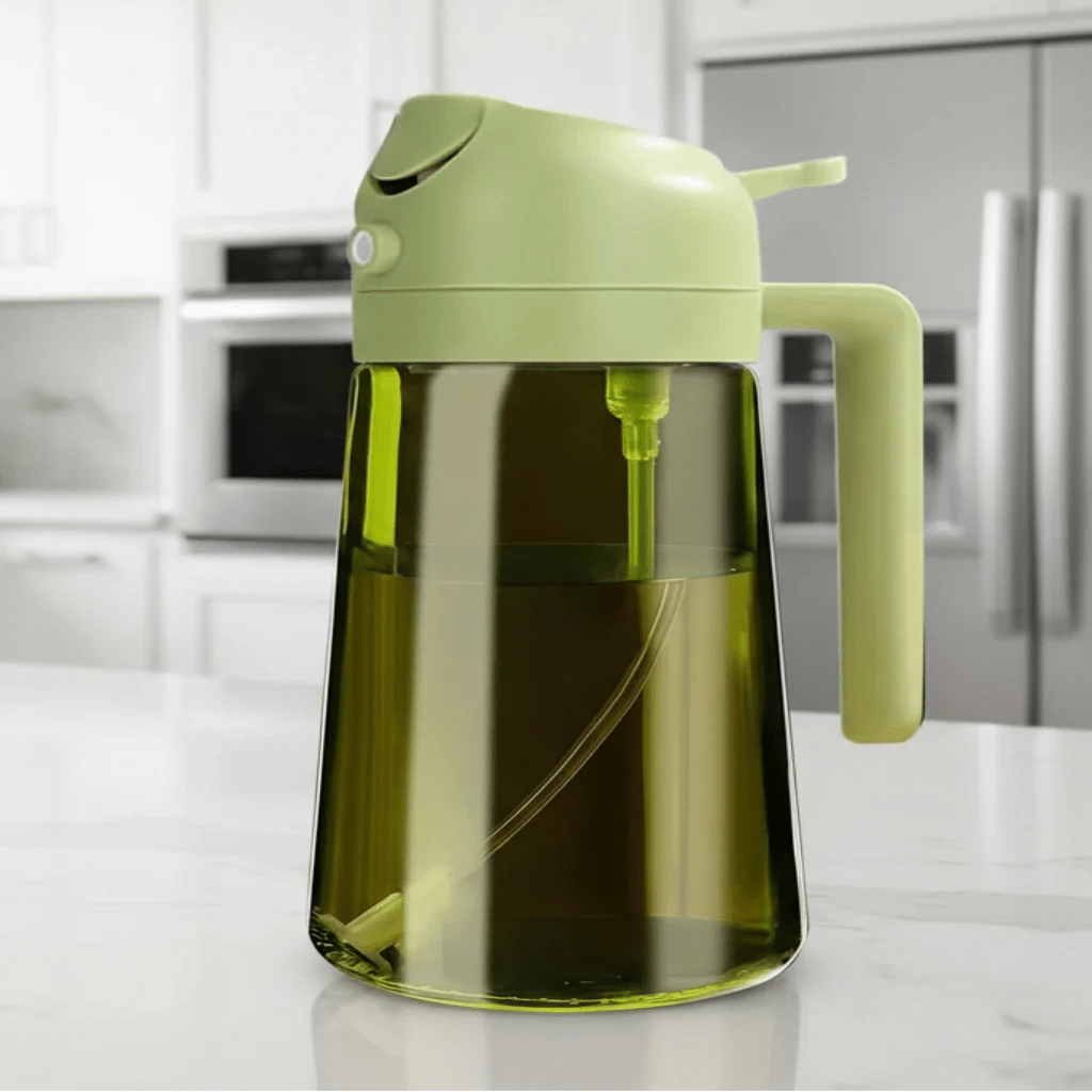 NUTRIMIST – Terveellinen ruoanlaittoöljysumutin tummalla lasimuotoilulla