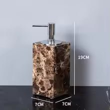 OPULENTIS – Premium Dark Marble Accent Bathroom Essentials 5